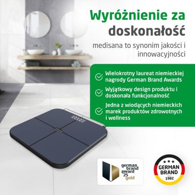 14. Holistyczna 8-punktowa waga analityczna Medisana BS 850
