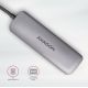7. Axagon HMC-HCR3A 3x USB-A+ HDMI+ SD/microSD USB-C 3.2 Gen 1 hub 20cm Przewodowa USB 3.2 Gen 1 (3.1 Gen 1) Type-C Szary