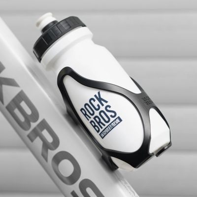 8. Uchwyt na bidon Rockbros LK24-H018 koszyk plastikowy - czarny