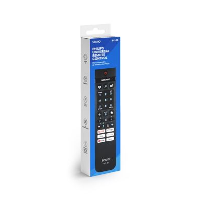 2. SAVIO PILOT UNIWERSALNY/ZAMIENNIK DO TV PHILIPS - SMART TV RC-26