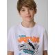3. T-shirt bawełniany chłopięcy 4F 4FJRSS26TTSHM4171-10S