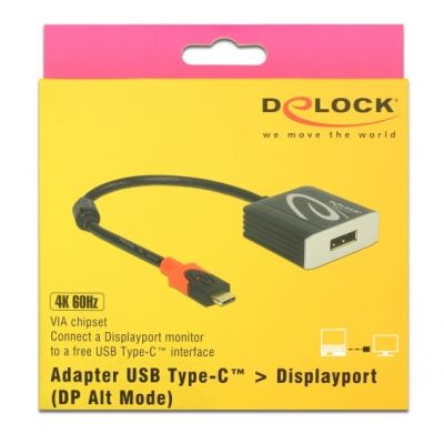 2. DeLOCK 63312 zewnętrzna karta graficzna usb 4096 x 2160 px Czarny