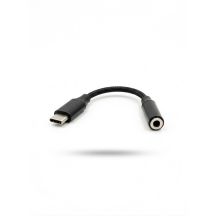 VAKOSS ADAPTER DO SŁUCHAWEK TYPE-C – MINI JACK 3.5MM TC-5681 CZARNY