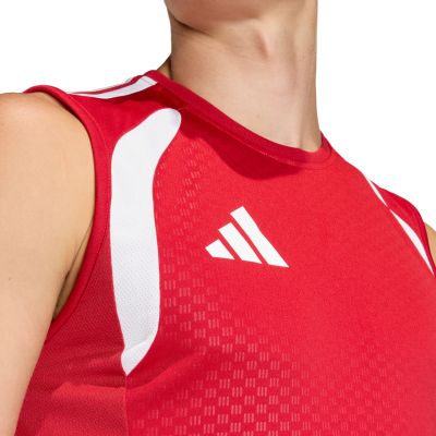 5. Koszulka męska adidas Tiro 26 Competition Sleeveless Jersey czerwona KA7610