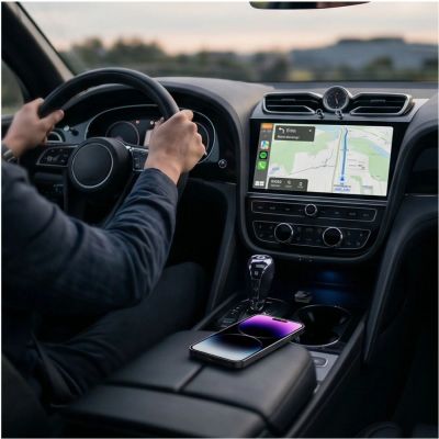 9. Adapter Tech-Protect Ultraboost CA01 USB Bluetooth 5.4 Apple CarPlay / Android Auto - czarny