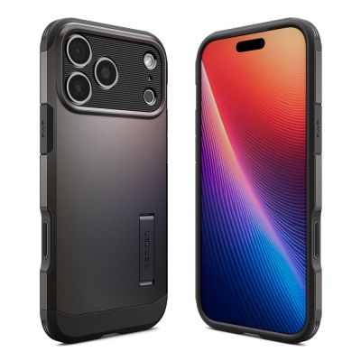 7. Etui Spigen Tough Armor "T" MagSafe na iPhone 17 Pro Max - szare