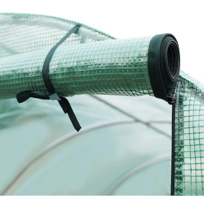 6. SZKLARNIA TUNEL OGRODOWY 200x200x200CM PE KONSTRUKCJA STAL ZIELONA