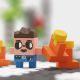 6. Klocki konstrukcyjne Marioinex Mini Waffle - City: Ulica, 280 elementów