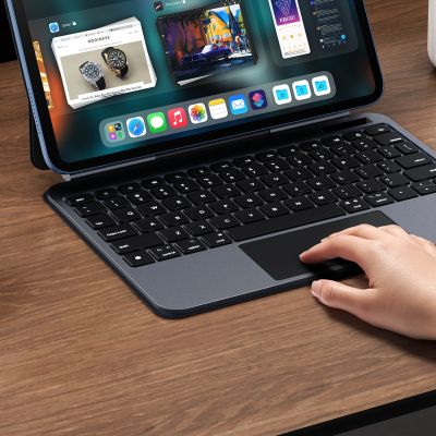 8. Etui z klawiaturą Dux Ducis (MK series) na iPad 10" (2022) iPad 11" (2025) - czarne