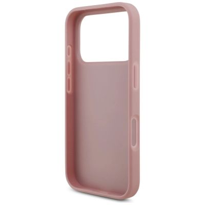 7. Etui Guess Fixed Glitter Big 4G na iPhone 17 Pro / 18 Pro - różowe