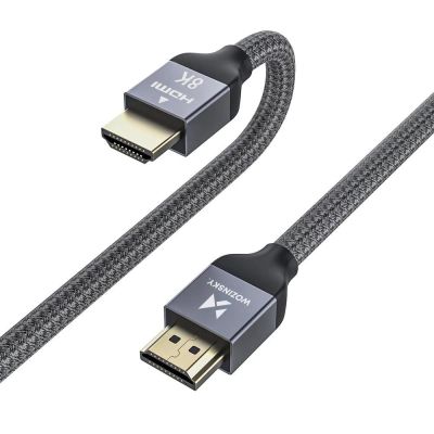 2. Wozinsky kabel HDMI 2.1 8K 60 Hz 48 Gbps / 4K 120 Hz / 2K 144 Hz 5 m srebrny (WHDMI-50)