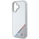 6. Etui BMW M Carbon Tricolor Line MagSafe na iPhone 16 - szare