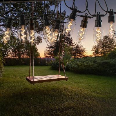 15. PARTY LIGHT GIRLANDA ZEWNĘTRZNA 12 ŻARÓWEK 12LED SPIRALNYCH 6,3M 230V