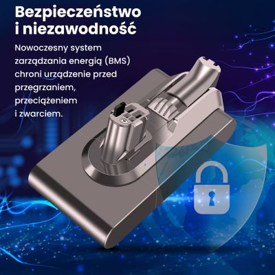 11. Bateria, akumulator do odkurzacza Dyson V11 (Click type) 25.2V 4000mAh