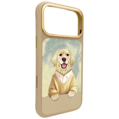 3. Etui Nimmy Gentle Pets Series Dog MagSafe na iPhone 17 Pro Max - brązowe