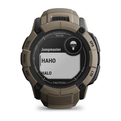 19. Garmin Instinct 2X Solar Tactical Edition 2,79 cm (1.1") MIP 50 mm Cyfrowy 176 x 176 px Ekran dotykowy Zielony GPS