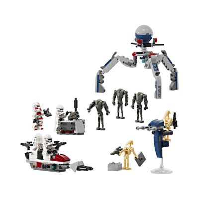 3. LEGO Star Wars 75372 Zestaw bitewny z żołnierzem armii klonów™ i droidem bojowym™