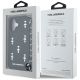 7. Etui Karl Lagerfeld Saffiano Crystals w/Chain na iPhone 16 - czarne
