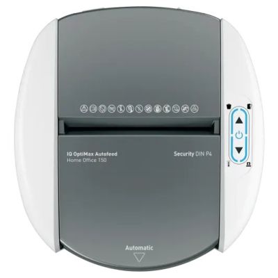 8. Niszczarka Leitz IQ Optimax AutoFeed 150, P4, 150 kartek, 15 l kosz
