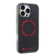 2. Etui Audi Carbon Fiber Sport Red Circle MagSafe na iPhone 16 Pro Max 6.9" - czarne