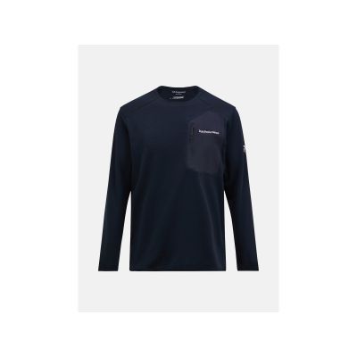 Bluza męska PEAK PERFORMANCE M Freelight Polartec Grid Crew kolor czarny
