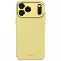 Etui Decoded AntiMicrobial Silicone Backcover MagSafe na iPhone 17 Pro Max - żółte