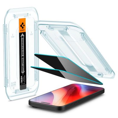 2. Szkło hartowane Spigen Glas.tR EZ Fit Privacy na iPhone 16 Pro Max / 17 Pro Max - 2 szt.