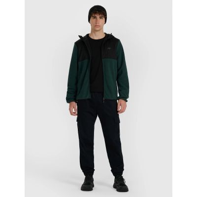 4. Polar z kapturem regular męski 4F 4FWAW25TFLEM417-40S