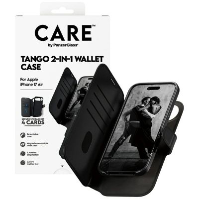 4. Etui CARE by PanzerGlass Feature Tango 2w1 Wallet Case MagSafe na iPhone Air - czarne