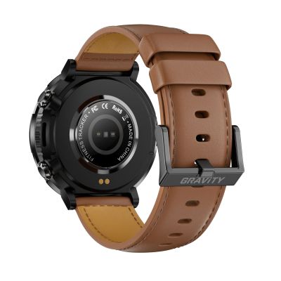 6. Smartwatch Gravity GT21-4 + Czarny Pasek Silikonowy