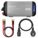 9. Qoltec Przetwornica napięcia Pure Sine Wave | 12V na 230V | 1000/2000W | UPS BYPASS | LCD | USB | USB-C | Kompatybilna z LiFePO4 GEL AGM
