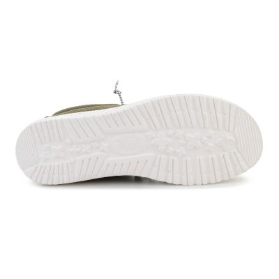7. HEYDUDE WALLY MESH NEUTRALS WINTER GREEN/MULTI 45301-3CH