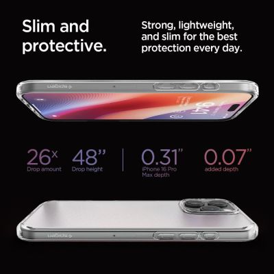 9. Etui Spigen Ultra Hybrid na iPhone 16 Pro Max - przezroczyste