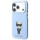 3. Etui Karl Lagerfeld Smooth Ikonik Sketch MagSafe do iPhone 18 Pro / 17 Pro - jasnoniebieske
