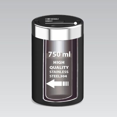 5. Termos obiadowy 750ml MR-1649-75-BLACK MAESTRO