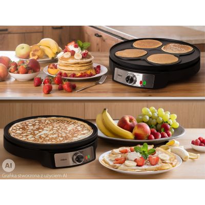 13. ELDOM NALEŚNIKARKA NA10 CREPI 1200W PŁYTA 30 CM