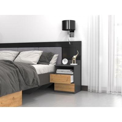 5. Szafka nocna M1 40x32xH59 antracyt/artisan