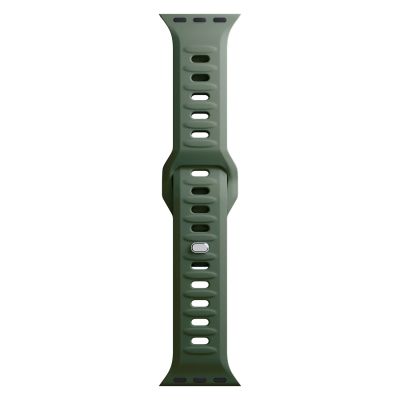 4. Pasek silikonowy 3mk Silicone Watch Strap do Apple Watch 42 / 44 / 45 / 49 mm - zielony