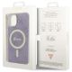 8. Etui Guess 4G MagSafe na iPhone 14 Plus - purpurowe