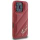 4. Etui Karl Lagerfeld Quilted Signature na iPhone 16 Pro - czerwone