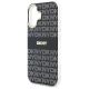 6. Etui DKNY Repeat Texture Pattern With Stripe na iPhone 16 - czarne