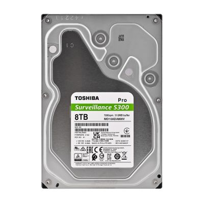 5. Dysk Toshiba S300 Pro (CMR) MD10ADA800V 8TB 3,5" 7200 SATA III Surveillance BULK