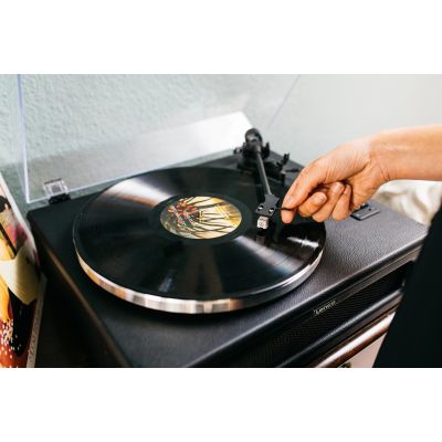 6. Lenco LS-430BK obrotowy talerz gramofonu Gramofon z napędem pasowym Czarny