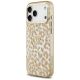2. Etui Guess Leopard Glitter MagSafe do iPhone 17 Pro Max - brązowe
