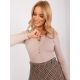 2. Beżowa bluzka w prążek BASIC FEEL GOOD  (RV-BZ-9209.36P)