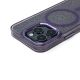 5. Etui Wozinsky Glitter Case MagSafe na Samsung Galaxy S24 FE - fioletowe z brokatem