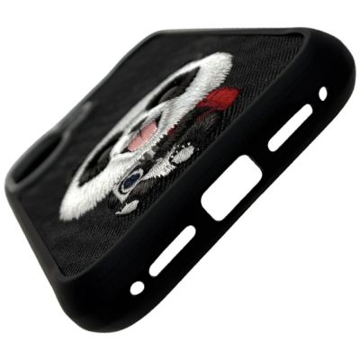 4. Etui Nimmy Big Eyed Pet 2.0 Panda do iPhone 17 - czarne