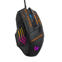 Mysz przewodowa Wozinsky WMGK-1179W gamingowa optyczna 7200 DPI z podświetleniem - czarna