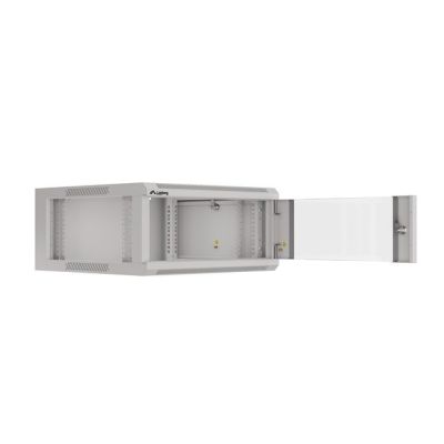 2. LANBERG SZAFA WISZĄCA 19" 4U 570X600 SZYBKI MONTAŻ (SZARA, FLAT PACK) WFFA-5604-10S