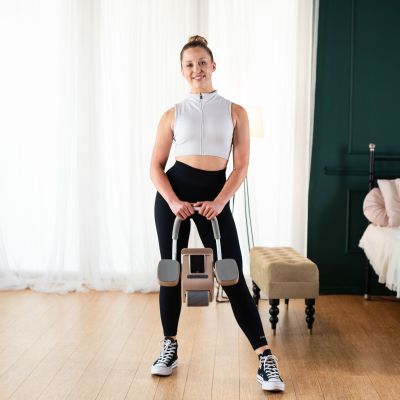 19. Automatyczne koło do ćwiczeń mięśni brzucha KA08 z wyświetlaczem LCD i ładowaniem HMS